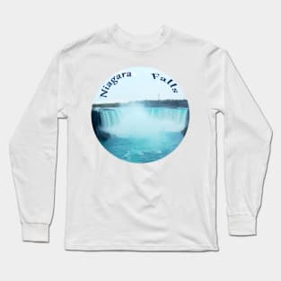 Beautiful Horseshoe Falls in Niagara Falls, Ontario Canada Long Sleeve T-Shirt